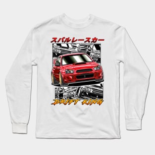 JDM Drift King Subie Impreza WRX STi Blobeye Long Sleeve T-Shirt